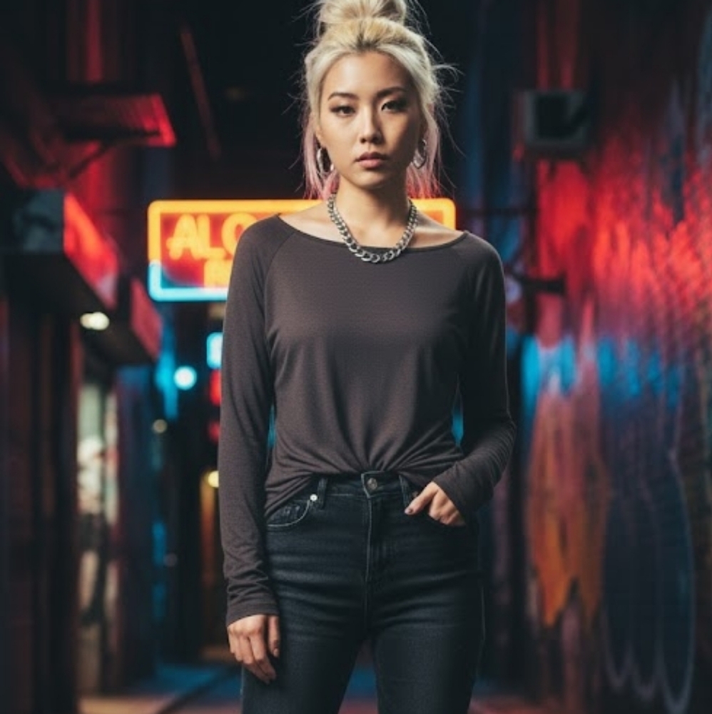 MAXMARA grey long sleeve top M